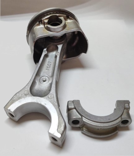 Kawasaki FH381V, FH430V 13251-7008 Rod-Assy-Connecting,U/S=0.50 (Used)